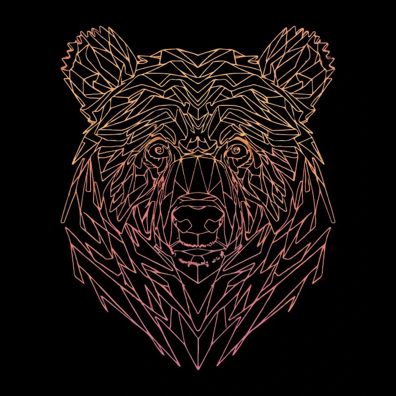 Bear Line Art