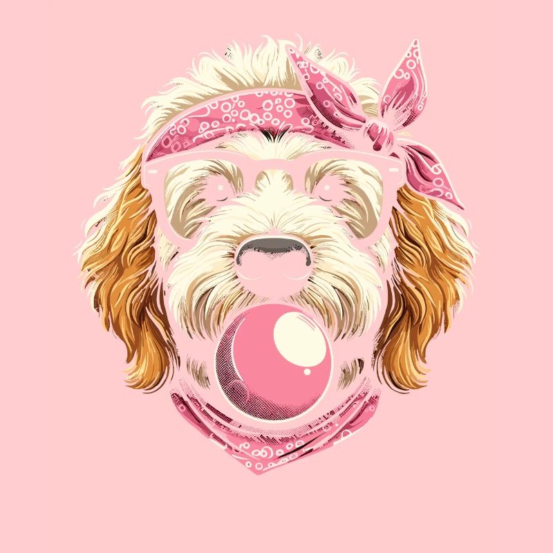 Bernedoodle Chien Chewing Gum