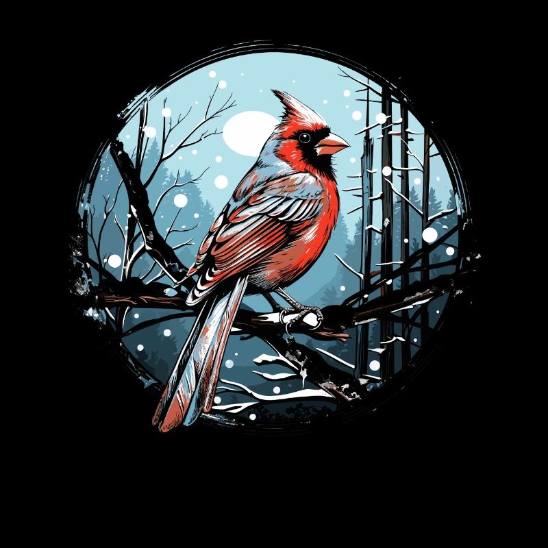 Red Cardinal Vogel