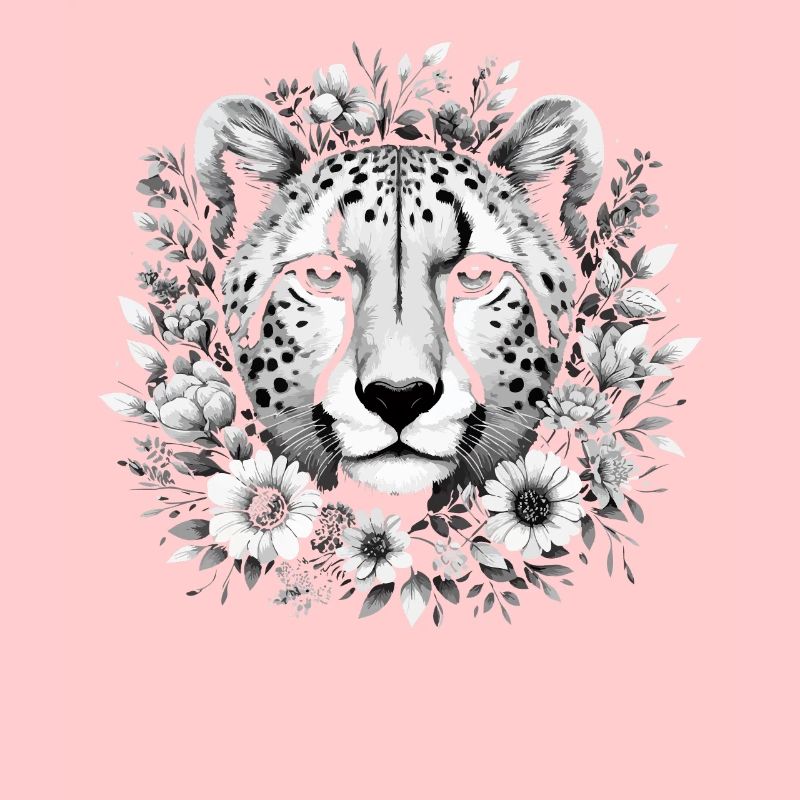 Guépard Fleurs de guépard