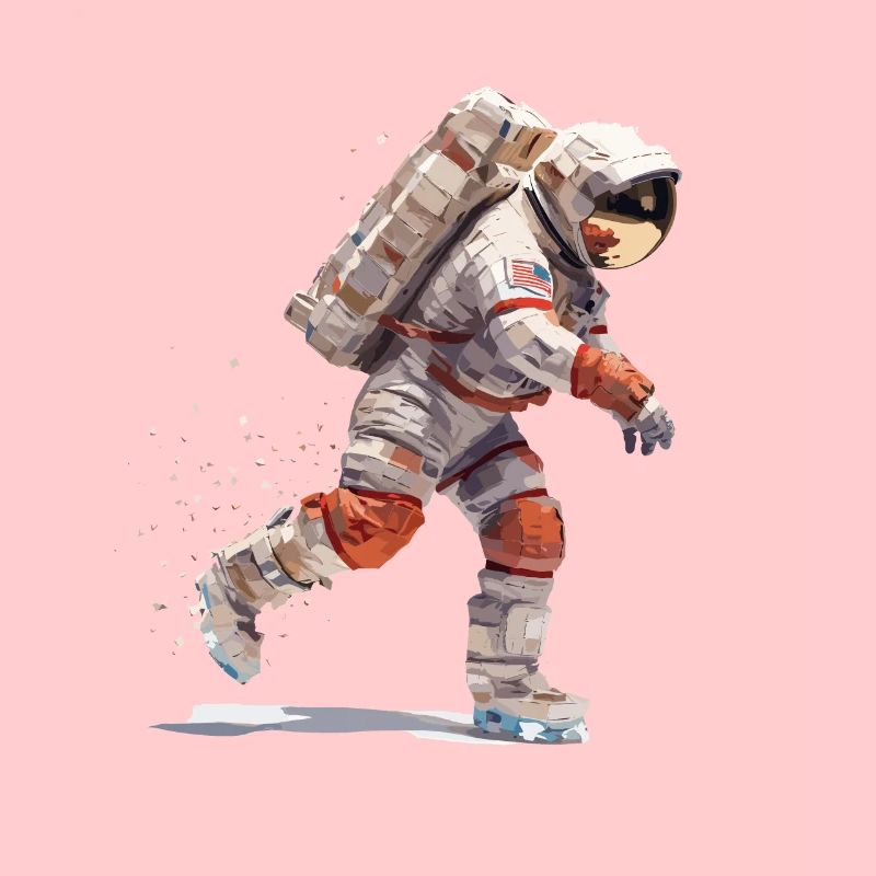 Astronaut Digital Art Space Explorer