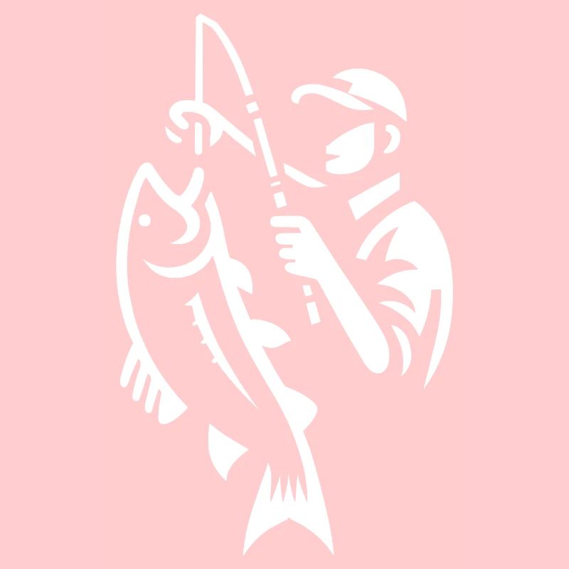 Angler with fish