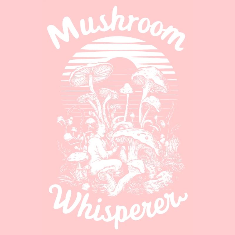 Whimsical Mushroom Whisperer Artistic Design