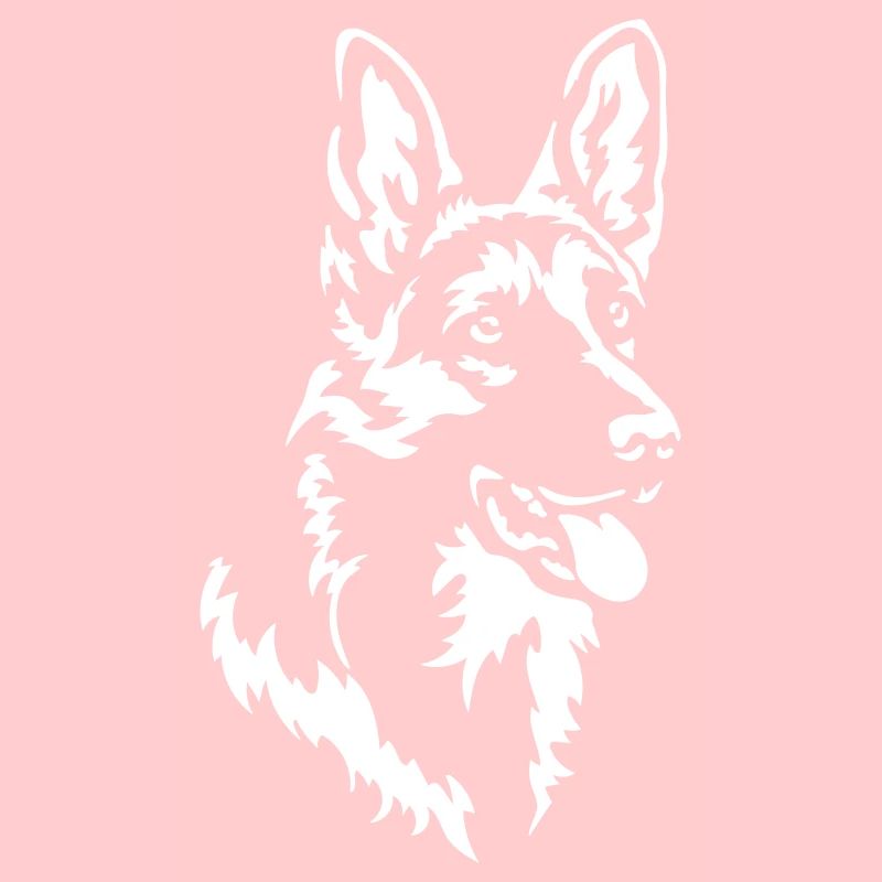 German Shepherd Head "Black Edition"