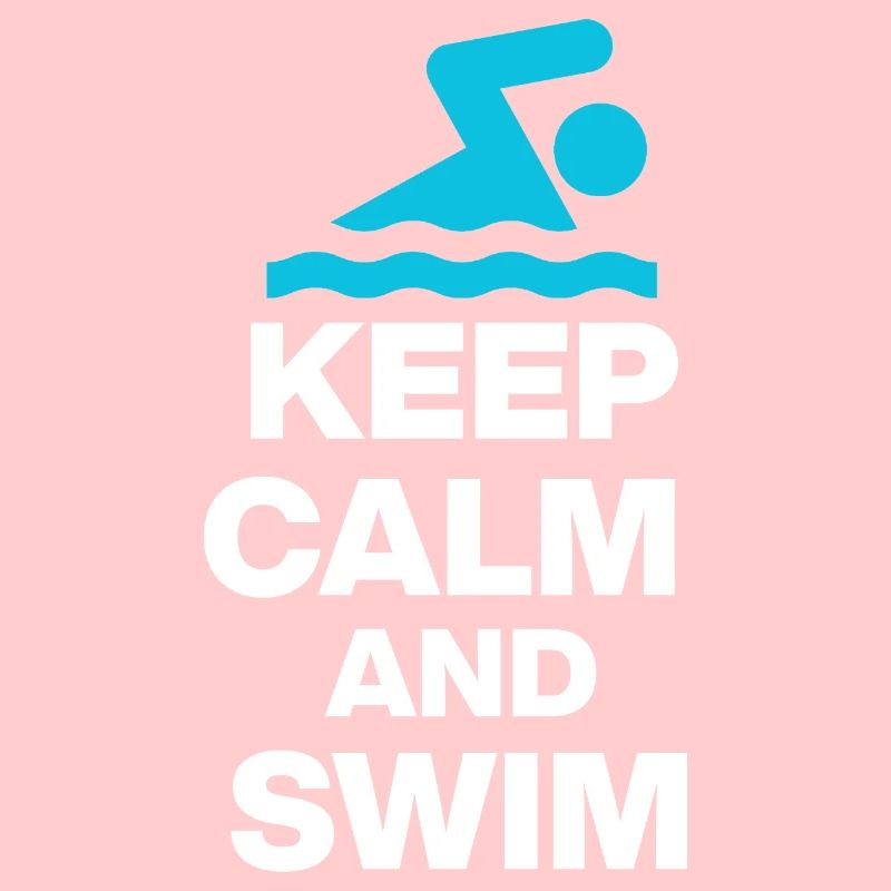 KEEP CALM AND SWIM, DIVE IN! SCHWIMMEN GESCHENK 