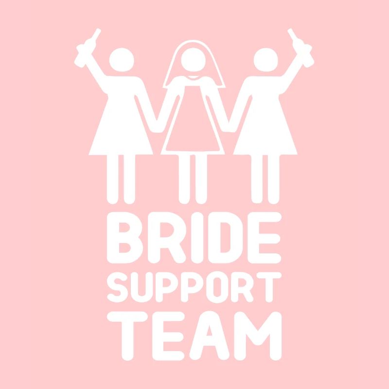 Bride support team Geschenk Hochzeit