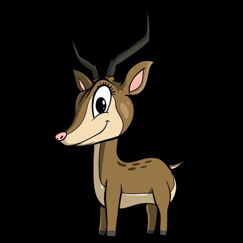 Cerf de dessin animé mignon
