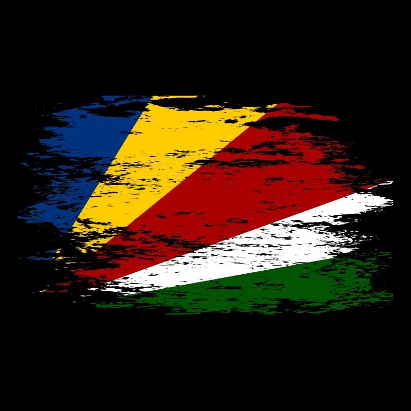 Drapeau des Seychelles utilisé