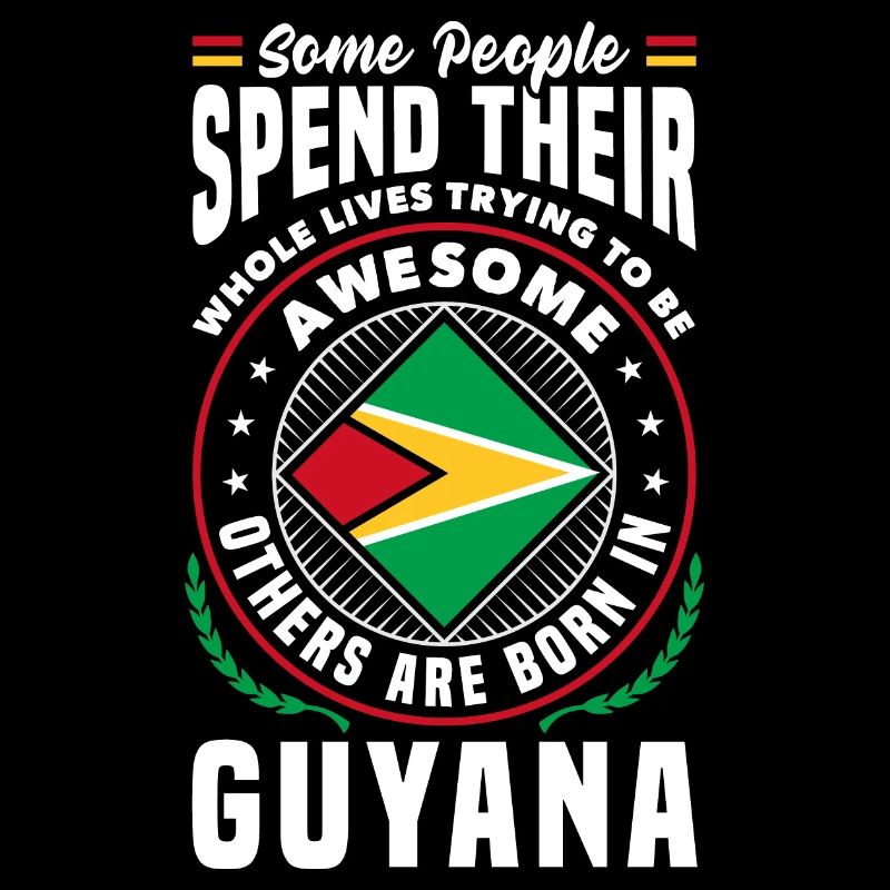 Guyana Guyana Guyana Flag Drôle de citation