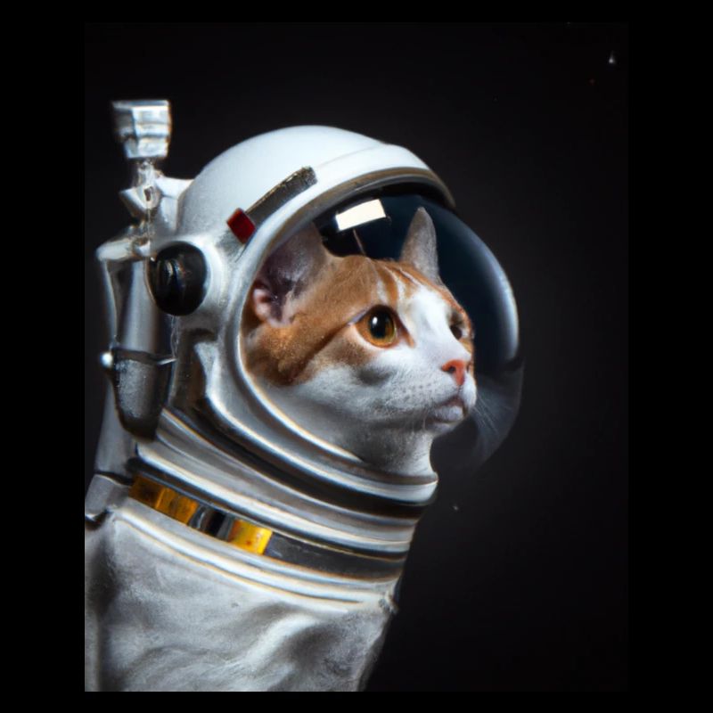 Cat as astronaut