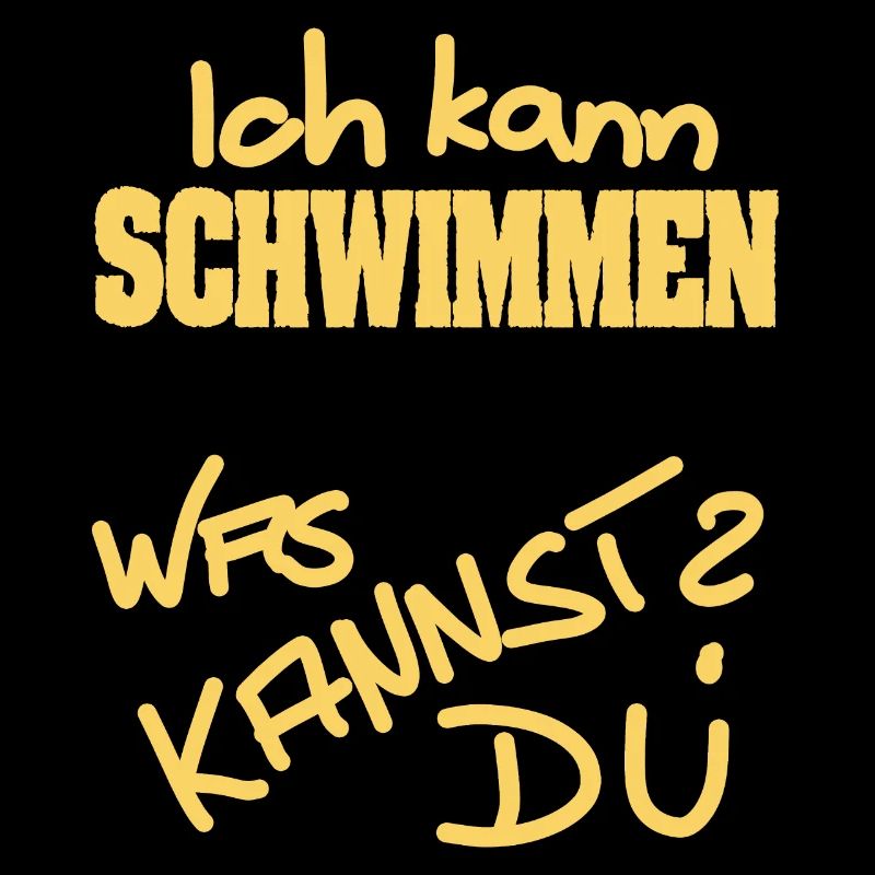 Ich kann schwimmen