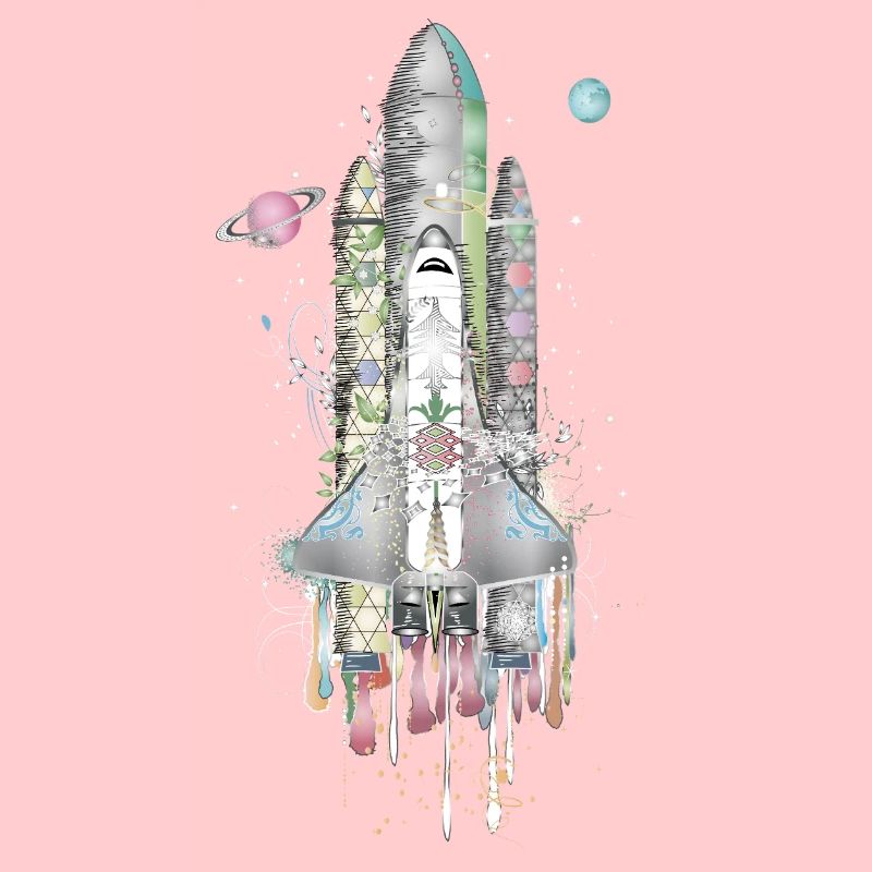 Imaginative Space Shuttle - Artfully Designed