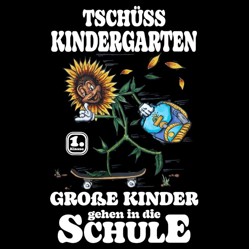 Tschüss Kindergarten ich bin jetzt in der Schule.
