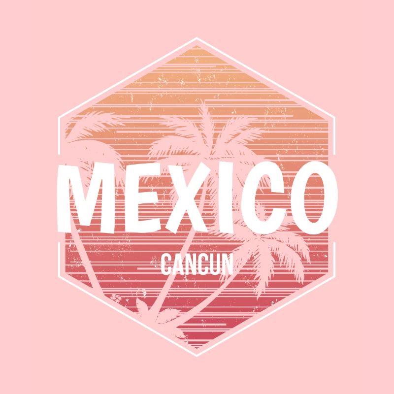 Cancun Mexico Beach Vacation Souvenir