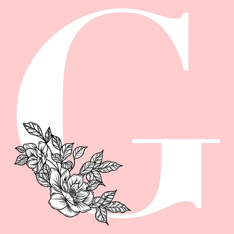 Lettre G Fleur
