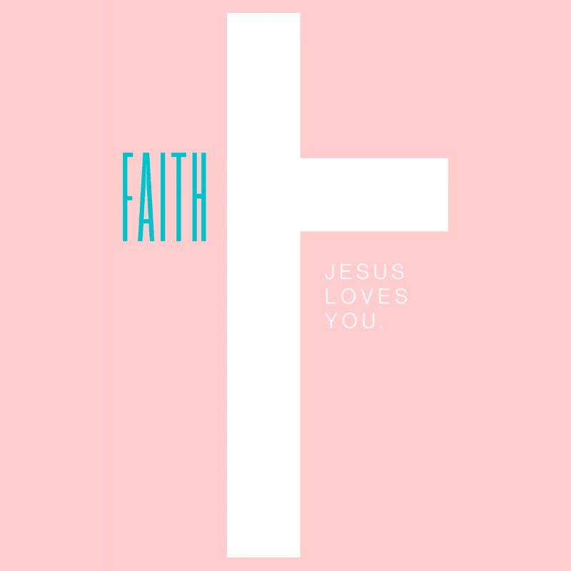 FAITH Glaube an Gott Design