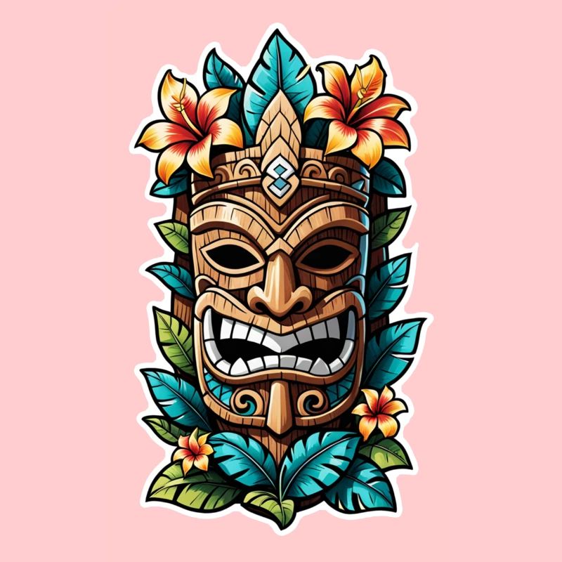 Tiki Beach - Polynesia Statue