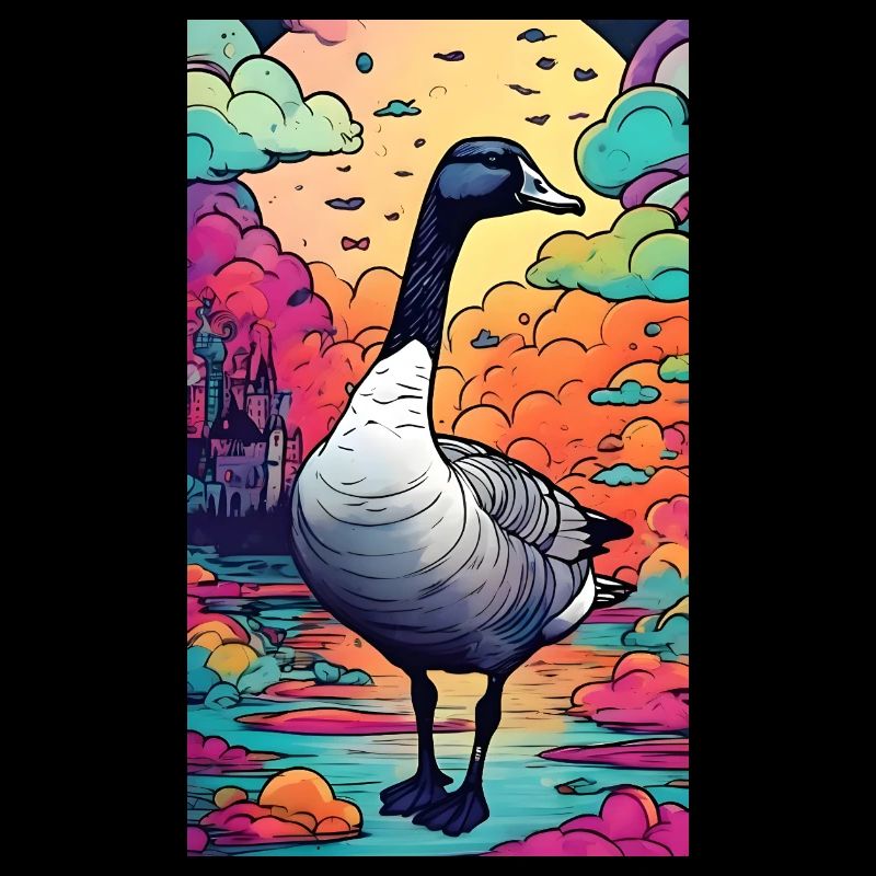 Märchenhafte Gans Gans