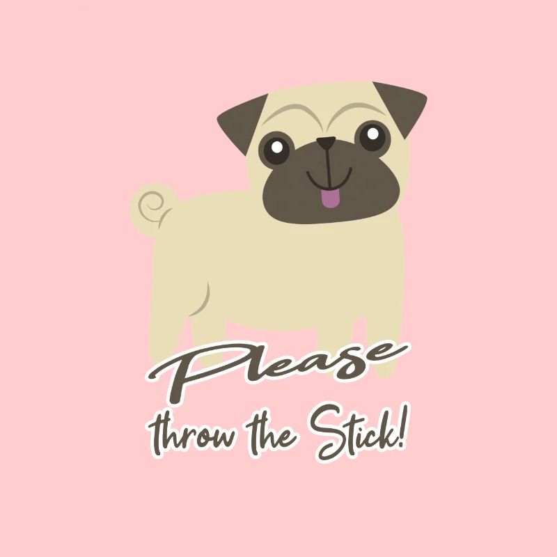 Pug Mops Geschenk
