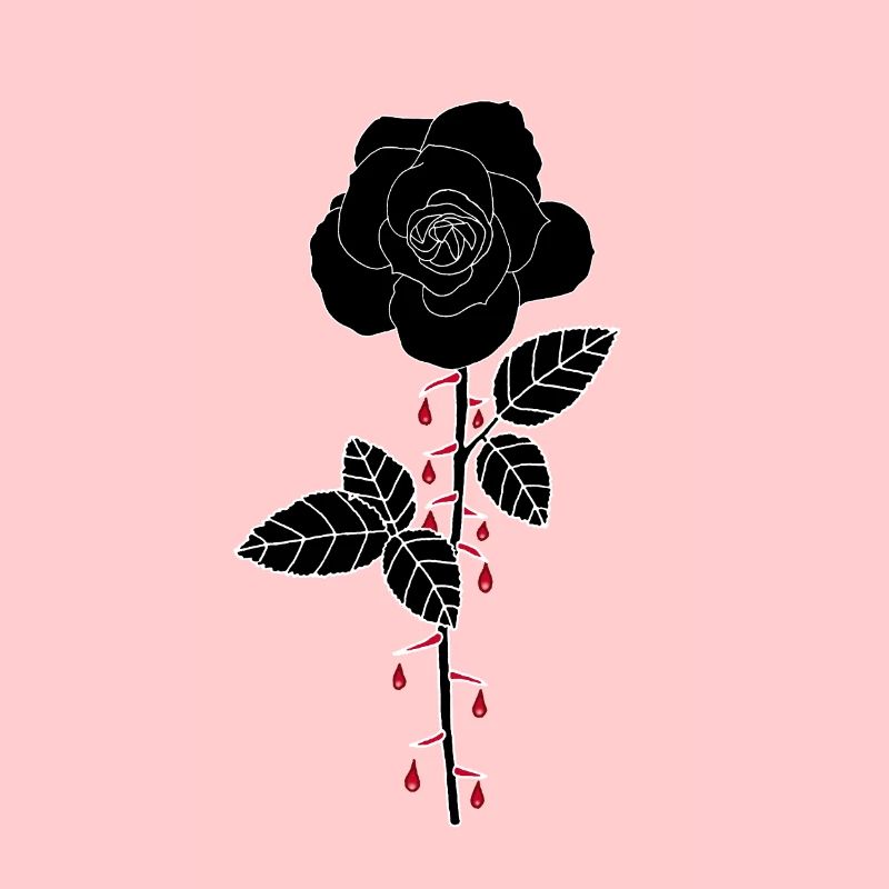 Blutige Rose