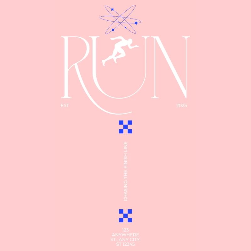 RUN Neon Runner Glyphs