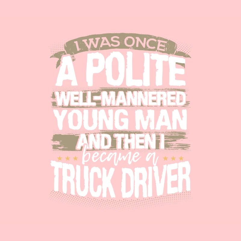 LKW-Fahrer Geschenk einmal ein höflicher junger Mann, dann ich