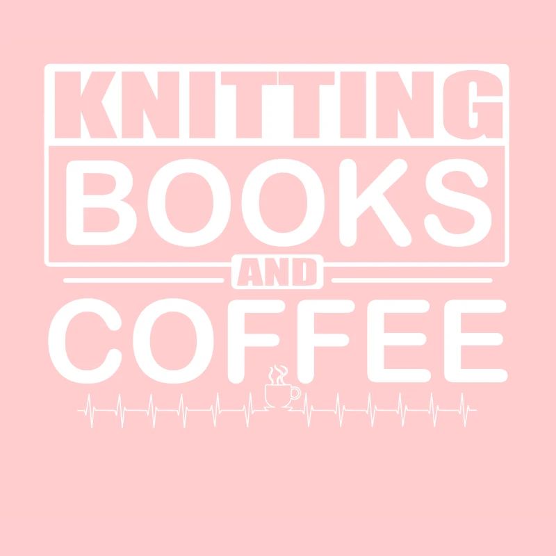 Strickbücher und Kaffee Spaß Stricker Geschenkideen