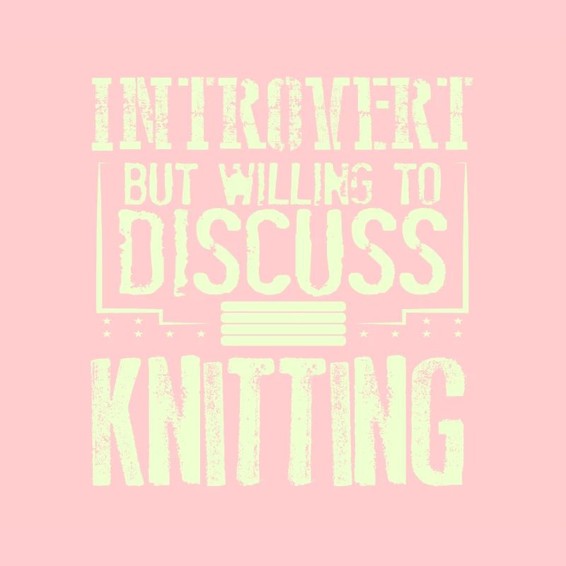 Strickerin Geschenk introvertiert gesprächsbereit