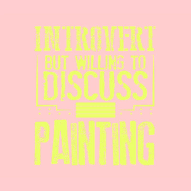 Maler Geschenke introvertiert bereit zu diskutieren