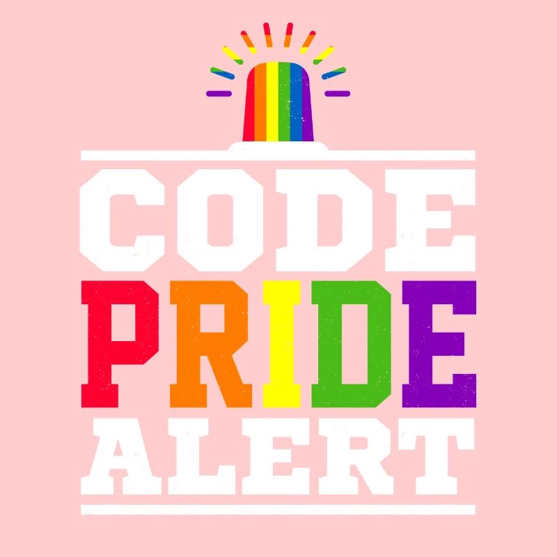 Code Pride Alert Bisexual Lesbian Love Asexual Tra