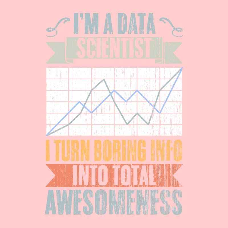 Retro Data Scientist Turn Boring Info Into Total