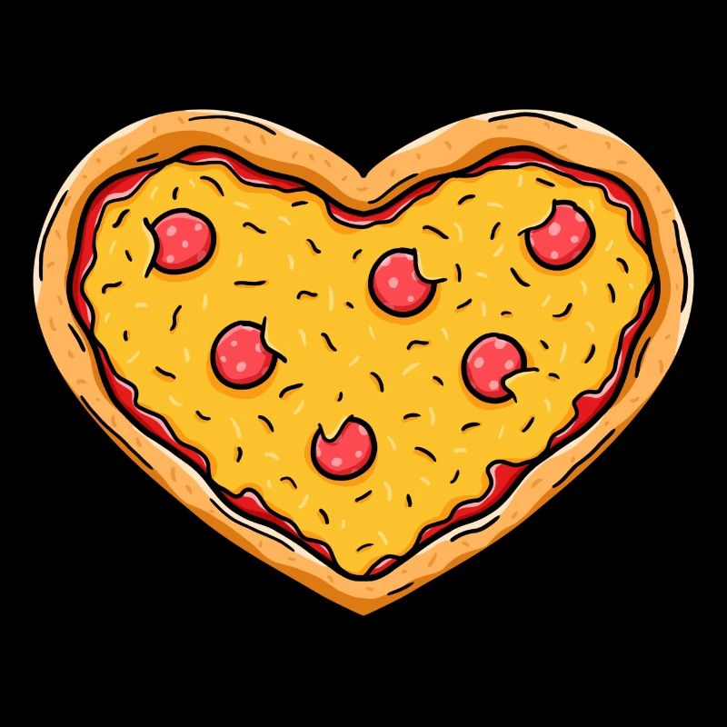 Pizza heart