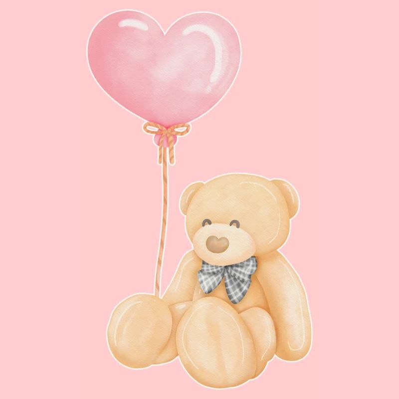 Teddy mit Luftballon