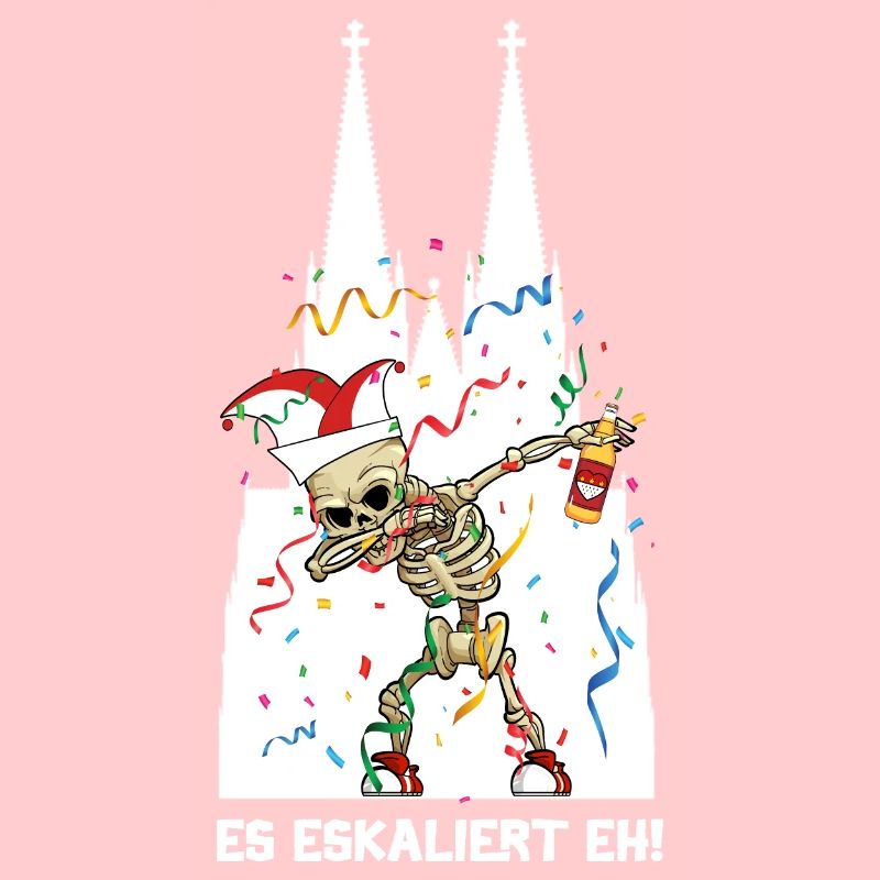 Carnival Kölle Alaaf Dabbing Skeleton Fun