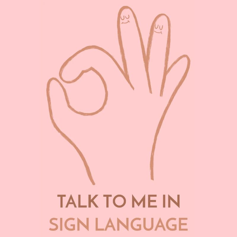 Sprechen Sie mit mir in Gebärdensprache