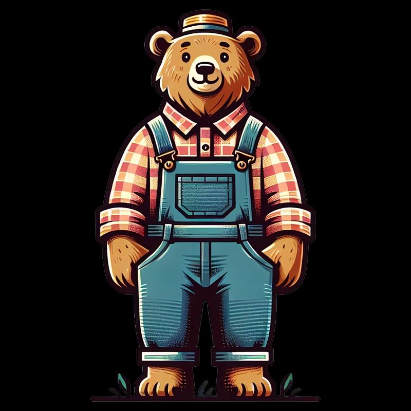 Cute Bear Farmer