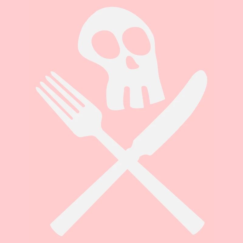 Crâne de pirate de cuisine / Couleur Personalizabl