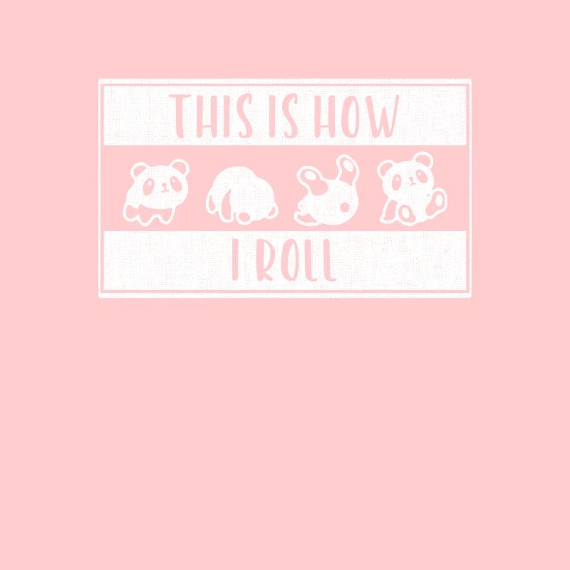 Mignon petit panda d’ours c’est comme ça que je roule