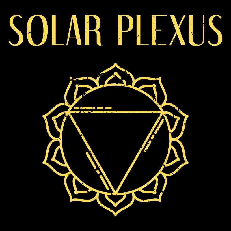 Gelbes Chakra Solarplexus