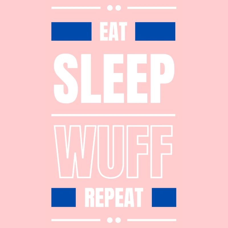 manger sommeil wuff chien répéter idée cadeau chien