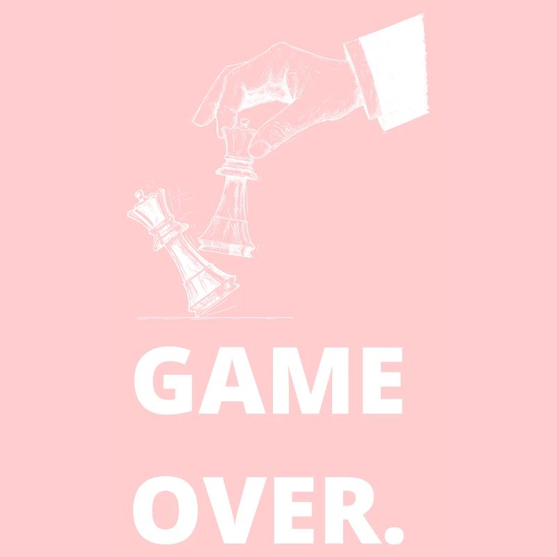 Schach Geschenk Schachspieler Meme Trend Game Over