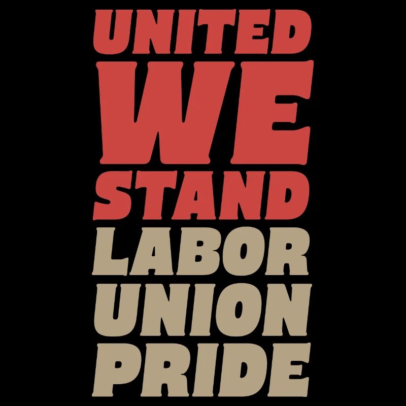 Solidarité syndicale Drapeau des travailleurs forts