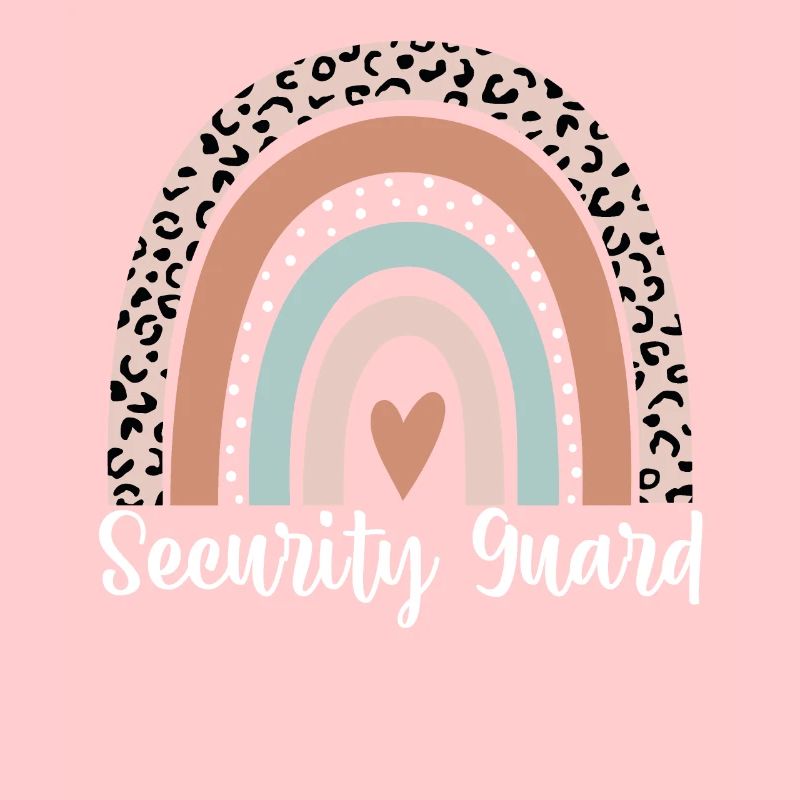 Agent de sécurité Rainbow Leopard Drôle Sécurité