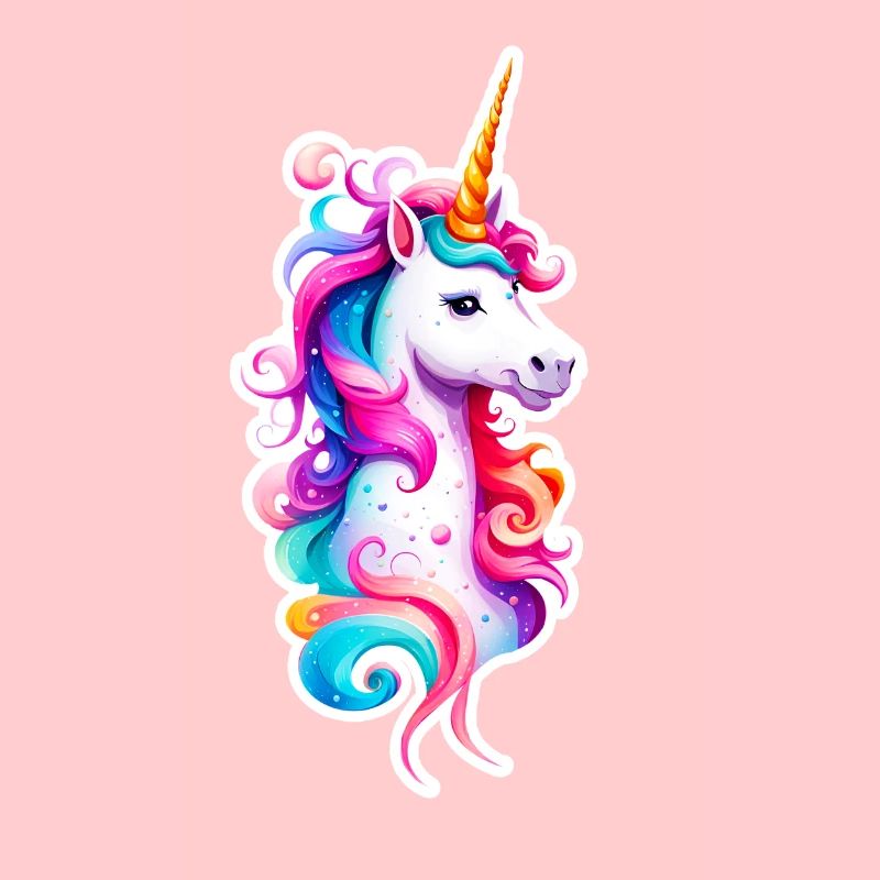 Regenbogen Einhorn 03