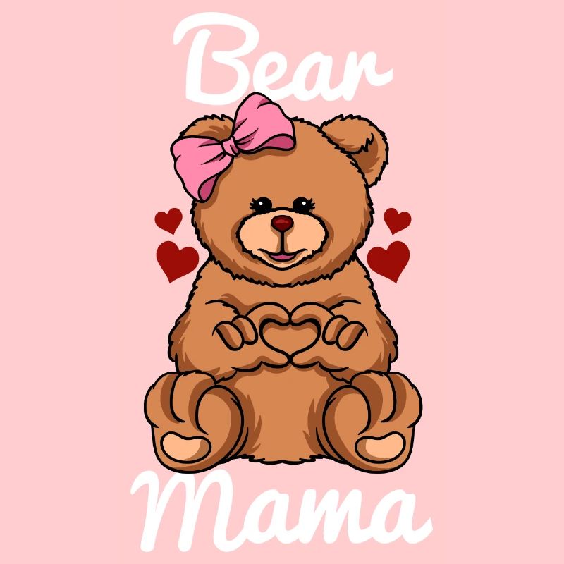 Boucle d'ours Bear Mama Finger Heart