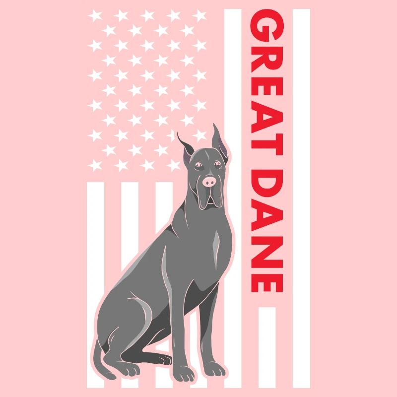 Drapeau des États-Unis de Dogue