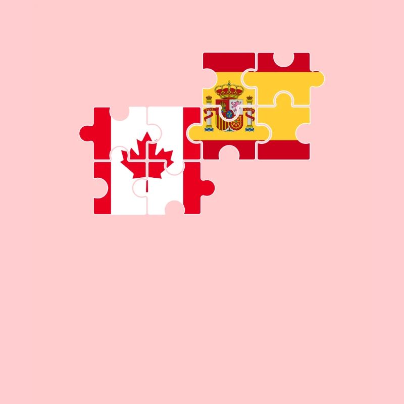Canada Espagne Drapeau Hispano-Canadien