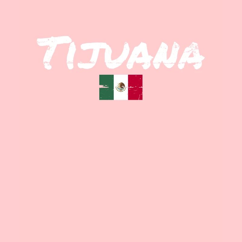 Tijuana Vintage Mexique Drapeau Mexicains