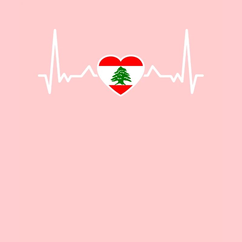 Liban Heartbeat Drapeau Libanais Libanais