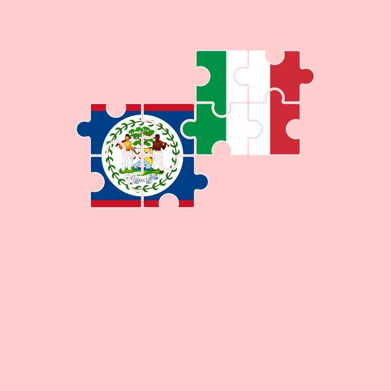 Belize Italie Drapeau Belizer